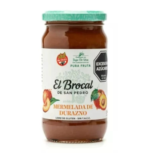 Mermelada de Durazno Light 400 gr - El Brocal
