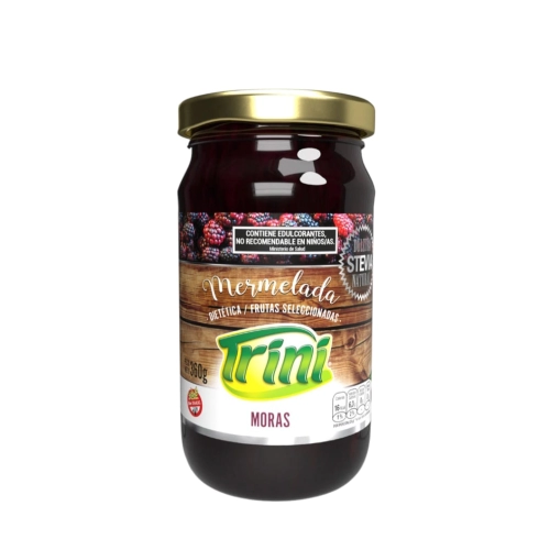 Mermelada de Moras con Stevia 360 gr - Trini