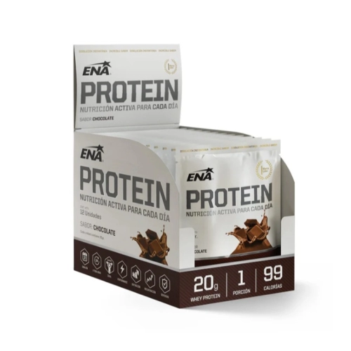 Protein Chocolate en sobres caja x 12 U - ENA