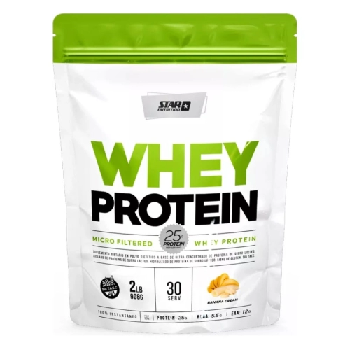 Whey Protein Banana x 2lb  - DOYPACK - Star Nutrition