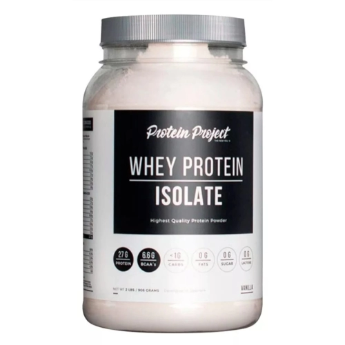 Whey Protein Isolate 2 lb Vainilla Tarro - Protein Project