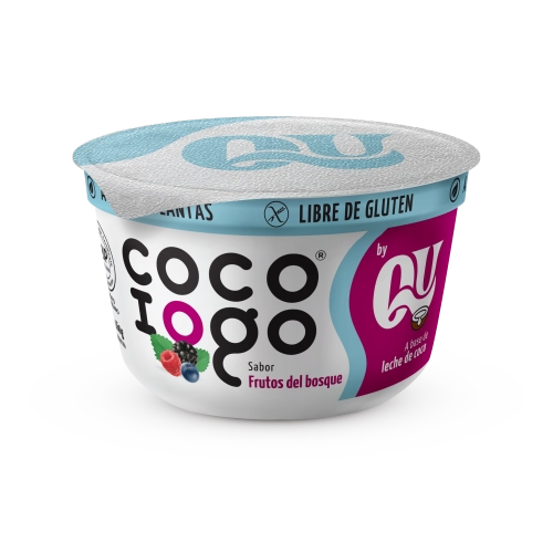 Yogur Frutos Rojos sin Azúcar 160 gr - Qu