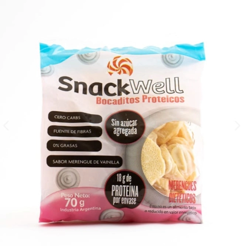 Merengues Proteicos sabor Vainilla 70 gr - SnackWell