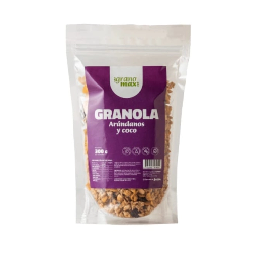Granola Arándanos y Coco 300 gr - GranoMax
