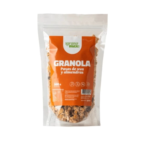 Granola Pasas y Almendras 300 gr - GranoMax