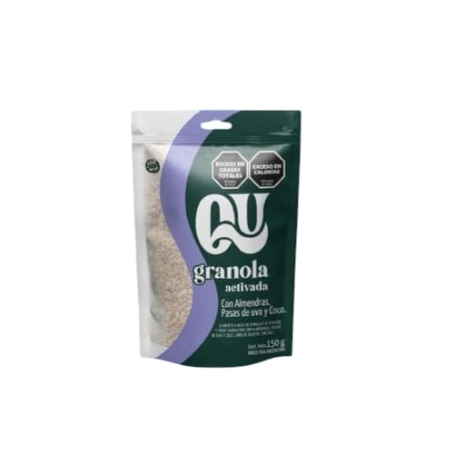 Granola con Pasas, Coco y Almendras 150 gr sin TACC - Qu