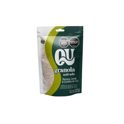 Granola con Manzana, Canela y Castañas de Cajú 150 gr - Qu