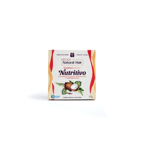 Shampoo Sólido Nutritivo 65 gr - Meraki