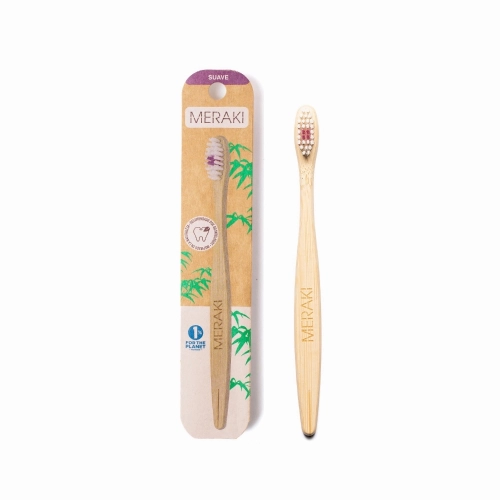 Cepillo Dental Bambú Suave - Meraki