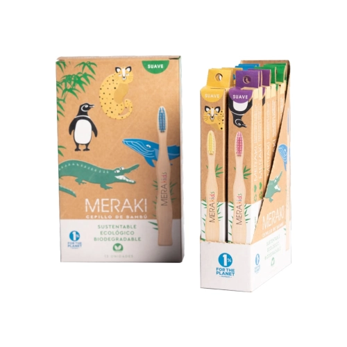 Cepillo Dental Bambú Kids - Meraki