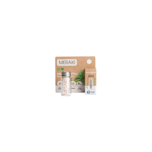 Hilo Dental Origen Vegetal Frasco Vidrio - Meraki