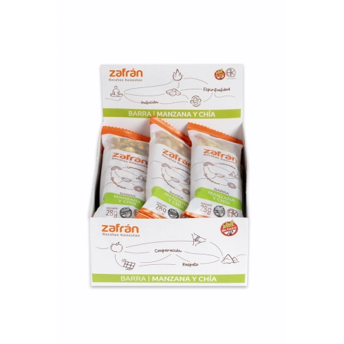 Barra de Manzana y Chía x 12 u - Zafrán