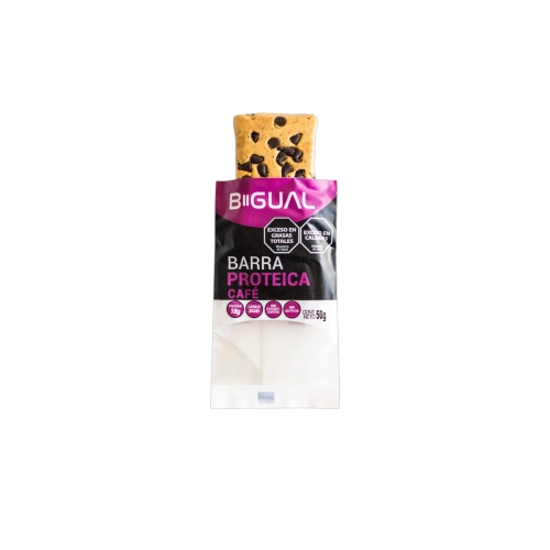 Barra Proteica Café 50 gr x 10 - Bigual