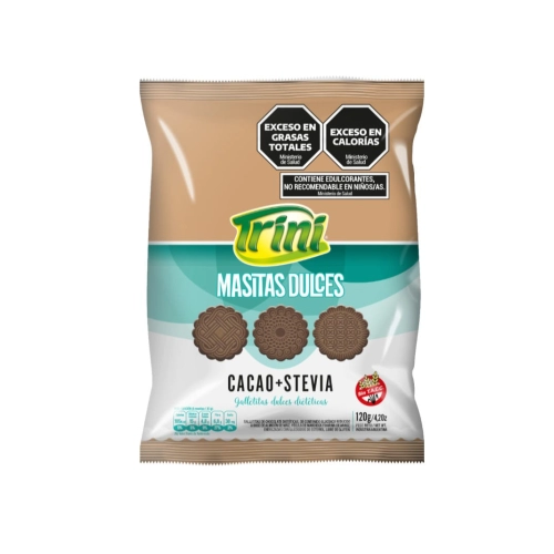 Galletitas de Chocolate con Stevia 120 gr - Trini