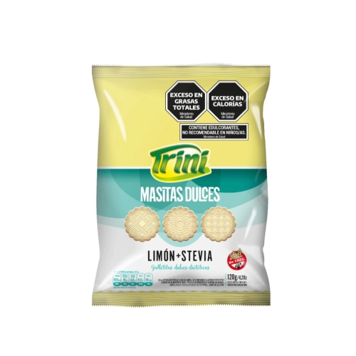 Galletitas de Limón con Stevia 120 gr - Trini