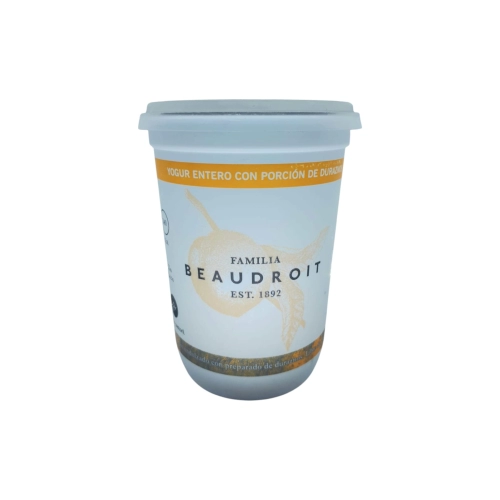 Yogur Entero Durazno 400 gr - Beaudroit