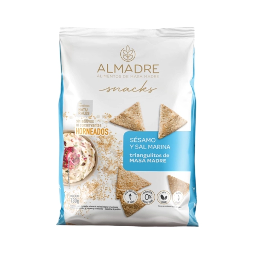 Snacks Sésamo y Sal Marina130 gr - Almadre