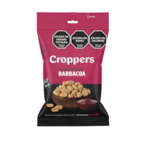 Maní Saborizado con Barbacoa x 85 g - Croppers