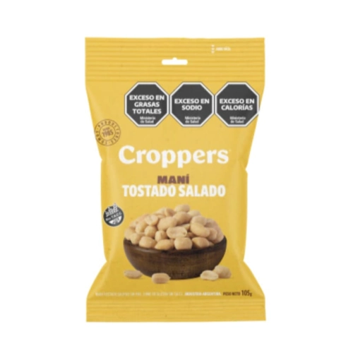 Maní Tosatado Salado x 105 g - Croppers