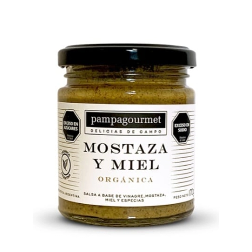 Mostaza y Miel Orgánica 170 gr - Pampagourmet