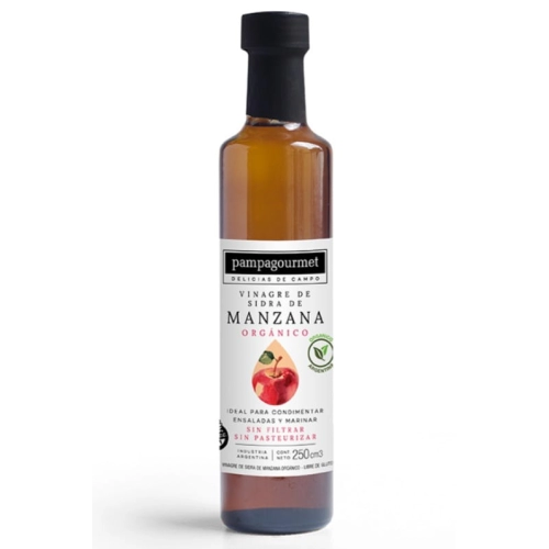 Vinagre de Manzana Orgánico 250 cc - Pampagourmet