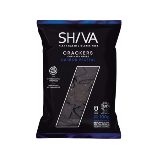 Crackers Carbón Vegetal 100 gr - Shiva