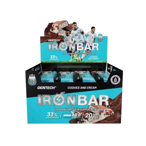 Iron Bar Cookies And Cream 20 u - Gentech