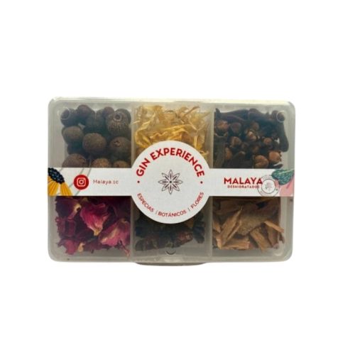 Gin Experience Botánico Coctelería Rectangular ch Mix N°1 - Malaya 1339 rojo