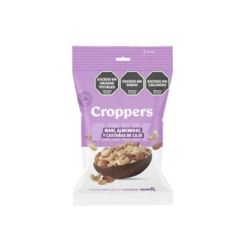 Mix de Maní, Almendras y Castañas de Cajú 85 gr - Croppers