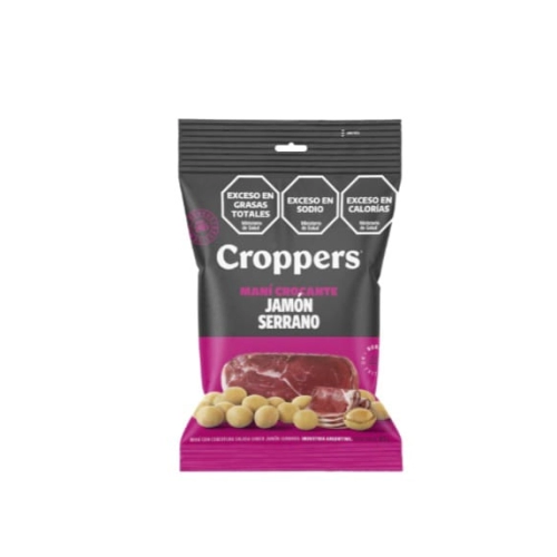 Maní Crocante sabor Jamón Serrano 85 gr - Croppers