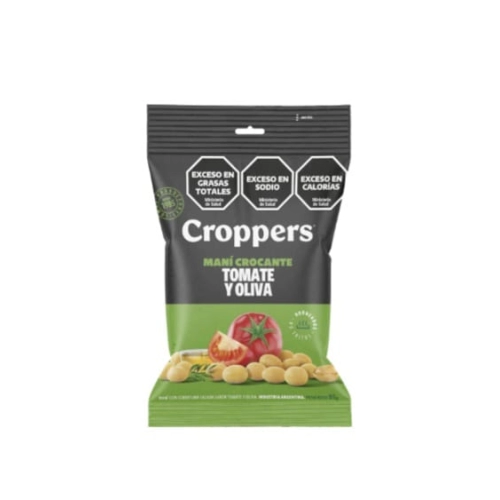 Maní Crocante sabor Tomate y Oliva 85 gr - Croppers