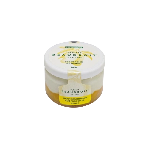 Yogur Descremado Mango 160 gr - Beaudroit