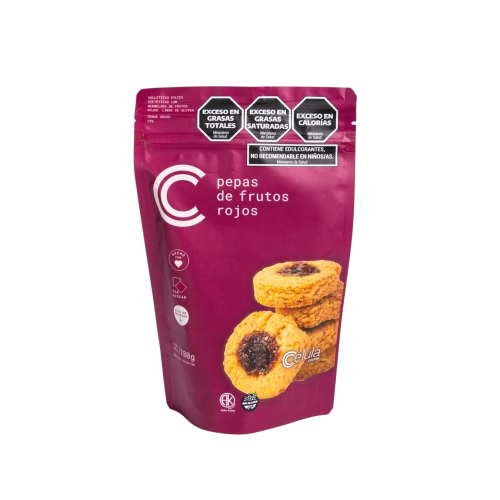 Pepas Frutos Rojos 180 gr - Célula Cocina