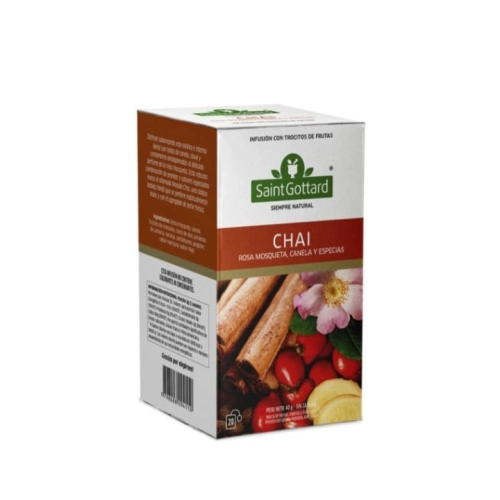 Chai, Rosa Mosqueta, Canela y Especias x 10 saquitos - Saint Gottard