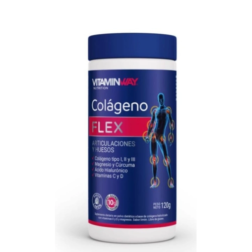 Colágeno Flex Bebible frasco x 120 gr sabor Limón - Vitamin Way