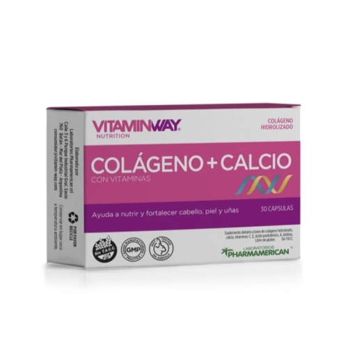 Colágeno + Calcio x 30 compr - Vitamin Way