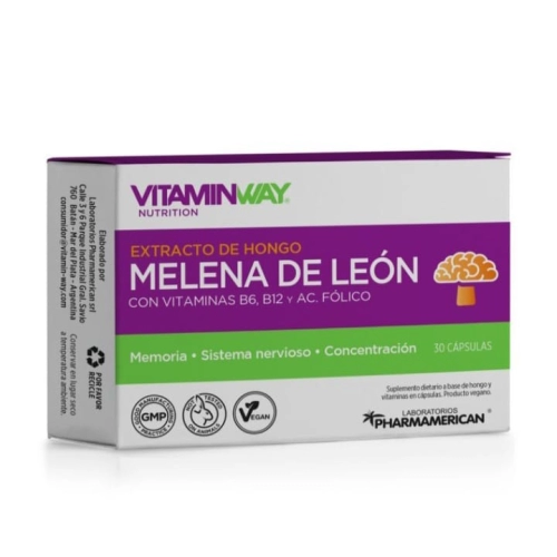 Melena de León x 30 compr - Vitamin Way