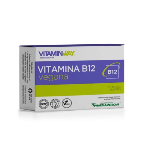 Vitamina B12 Vegana 20 x compr - Vitamin Way