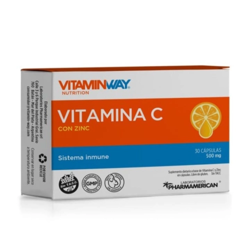 Vitamina C x 30 compr - Vitamin Way