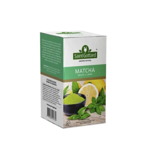 Matcha, Menta y Limón x 20 saquitos - Saint Gottard