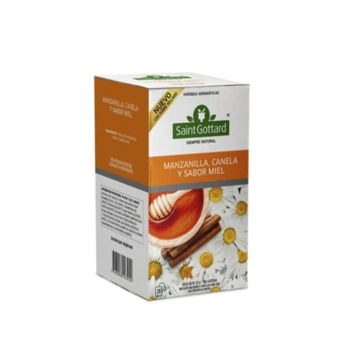 Manzanilla, Canela y Miel x 20 saquitos - Saint Gottard