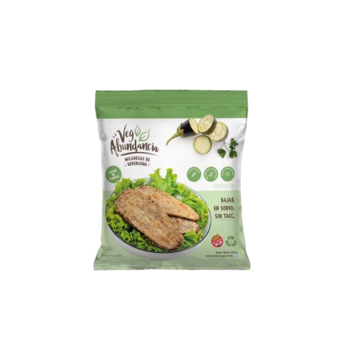 Milanesas de Berenjena 480 gr - Vegabundancia