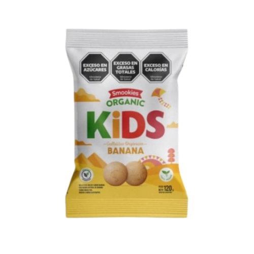 Galletitas Kids sabor Banana 120 gr - Smookies