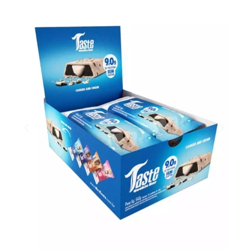 Barrita sabor Cookies And Cream x 12 u 45 gr -Mrs Taste