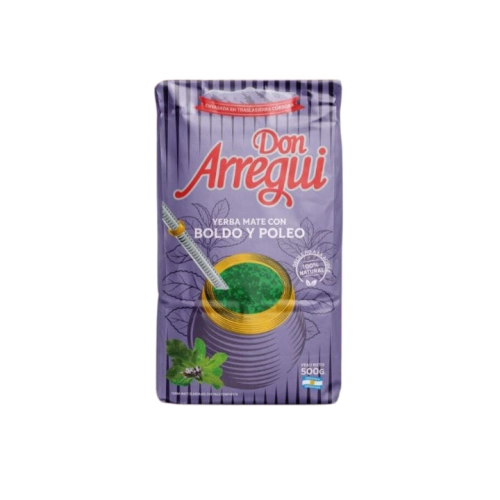 Yerba Mate con Boldo y Poleo 500 gr - Don Arregui