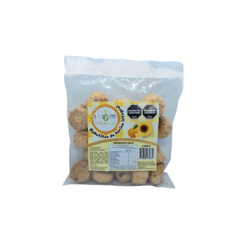 Galletitas Integrales con Harina de Quinoa sabor Naranja 200 gr - Naturplan