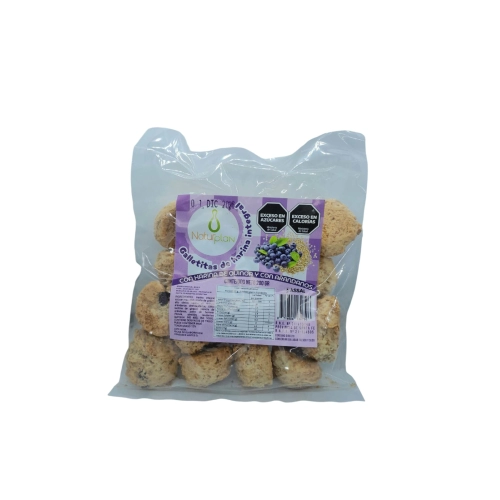 Galletitas Integrales con Harina de Quinoa y Arándanos 200 gr - Naturplan