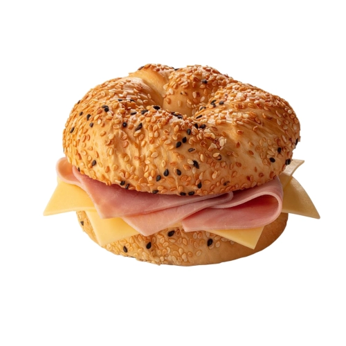Bagel con Jamón y Queso 434 Kcal 150 gr - Grandwich