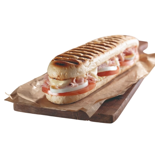 Panini Jamón, Queso, Tomate y Huevo 471 Kcal 210 gr - Grandwich