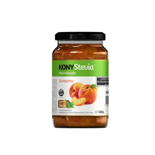 Mermelada de Durazno con Stevia 360 gr - Kony